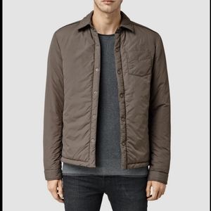 All Saints Brown Puffer Jacket